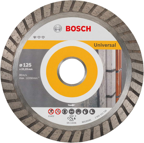 Фото - Диск шлифовальный по камню Bosch Standard for Universal Turbo 125-22.23 (2.608.602.394)
