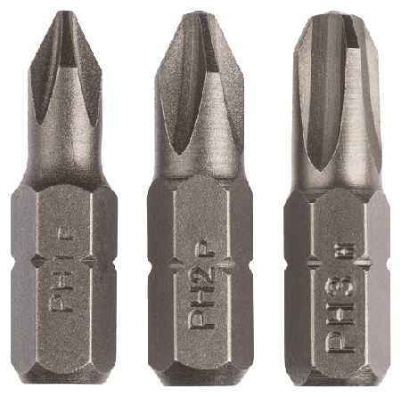 Біта для викрутки Bosch PH1, PH2, PH3 25 мм (2.609.255.964)