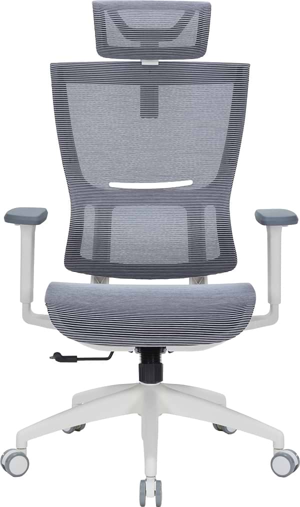 Фото - Кресло офисное OfficePro Elegant (OC660-W-DG-DG) White/Dark Gray