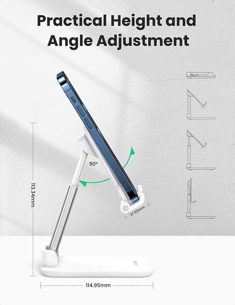 Фото - Тримач для мобільного пристрою UGREEN LP373 White (20434)