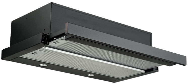 Витяжка вбудована Akpo WK-7 Light Eco RK 1200 Black 60 - Фото 1
