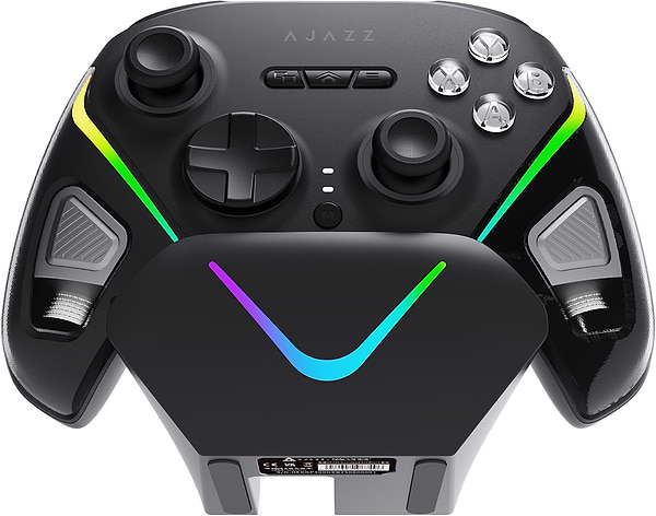 Фото - Геймпад Ajazz 2.4G/BT/USB (Switch/PC/iOS/Android) RGB Black (GP100S-B)