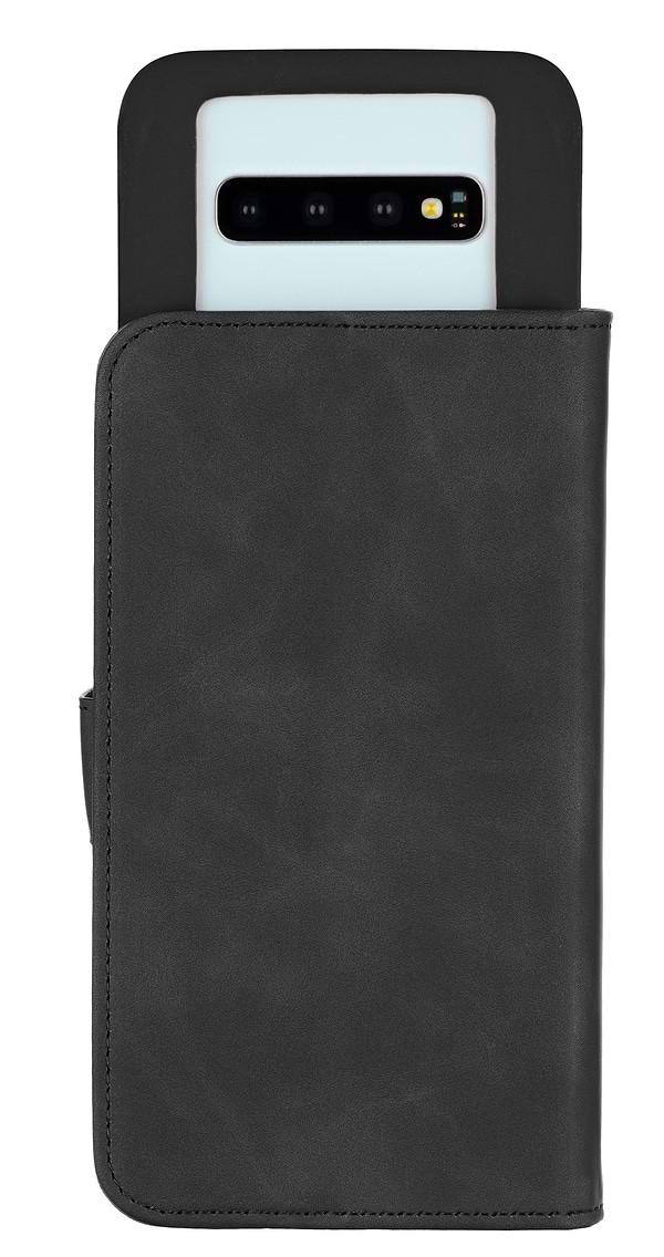 Фото - Чохол для смартфону 2E Basic  4.5-5'' Eco Leather Smoky Black (2E-UNI-4.5-5-HDST-SBK)