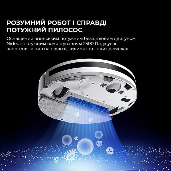 Фото - Уцінка - Робот-пилосос миючий Dreame F9