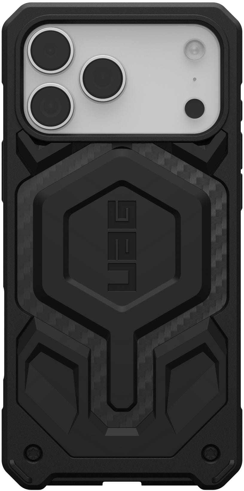 Чехол для смартфона UAG for iPhone 17 Pro Max, Monarch Pro MagSafe, Carbon Fiber (114514114242) - Фото 1