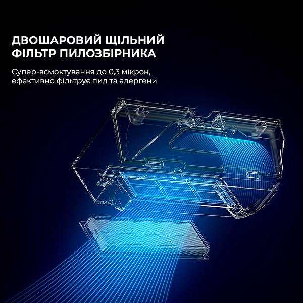 Фото - Уцінка - Робот-пилосос миючий Dreame F9