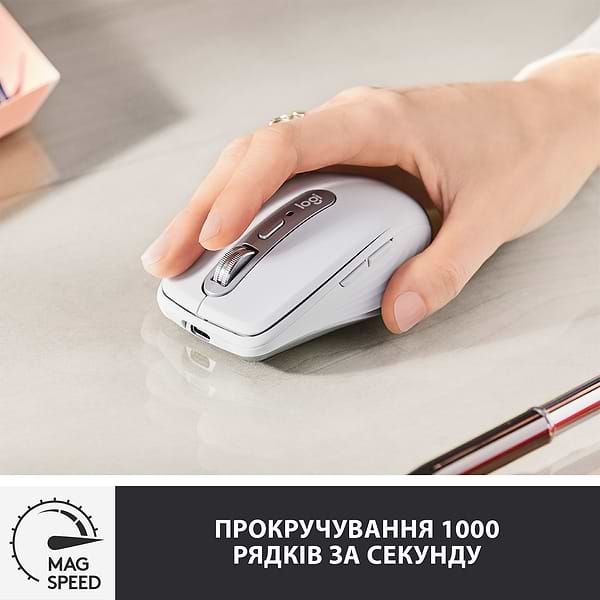 Фото - Мышь беспроводная Logitech MX Anywhere 3 Pale Grey (910-005989)