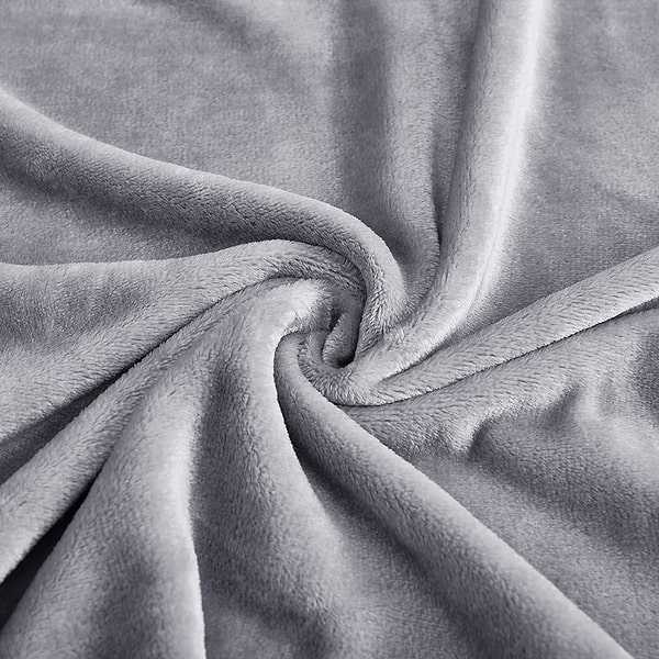 Фото - Плед полуторный Love You флис серый 150х200 см (8171)