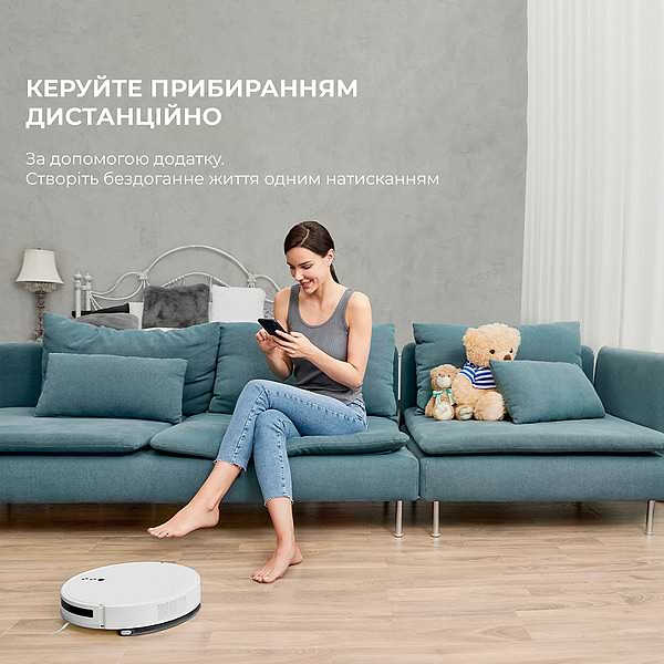 Фото - Уцінка - Робот-пилосос миючий Dreame F9