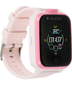 Фото - Детские часы AmiGo GO006 GPS 4G WIFI VIDEOCALL Pink