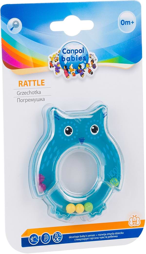 Фото - Брязкальце Canpol babies Сова Синя (2/187_blu)