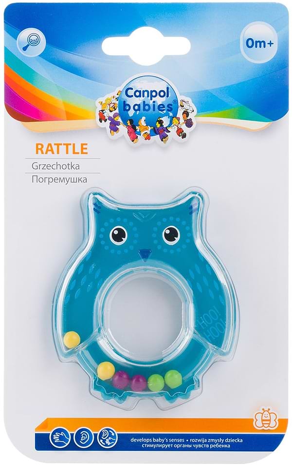 Фото - Брязкальце Canpol babies Сова Синя (2/187_blu)