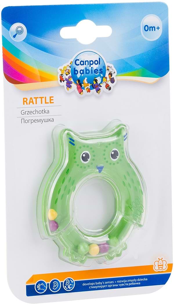 Фото - Брязкальце Canpol babies Сова Зелена (2/187_gre)