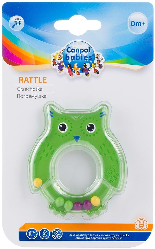 Фото - Брязкальце Canpol babies Сова Зелена (2/187_gre)
