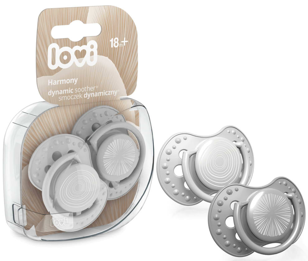 Симетрична пустушка Lovi 18+міс 2 шт. Harmony Boy (22/908boy) - Фото 1