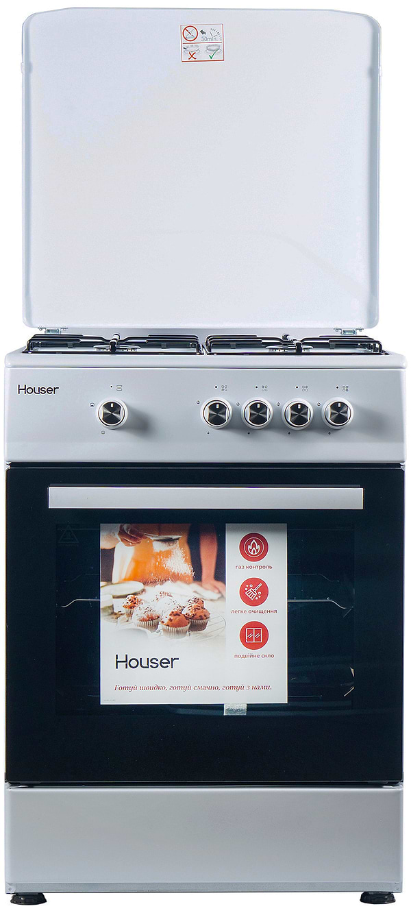 Фото - Плита газова Houser FSG 6201 W