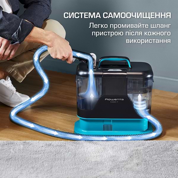 Фото - Уценка - Пылесос моющий с аквафильтром Rowenta IN5020F0 Clean It