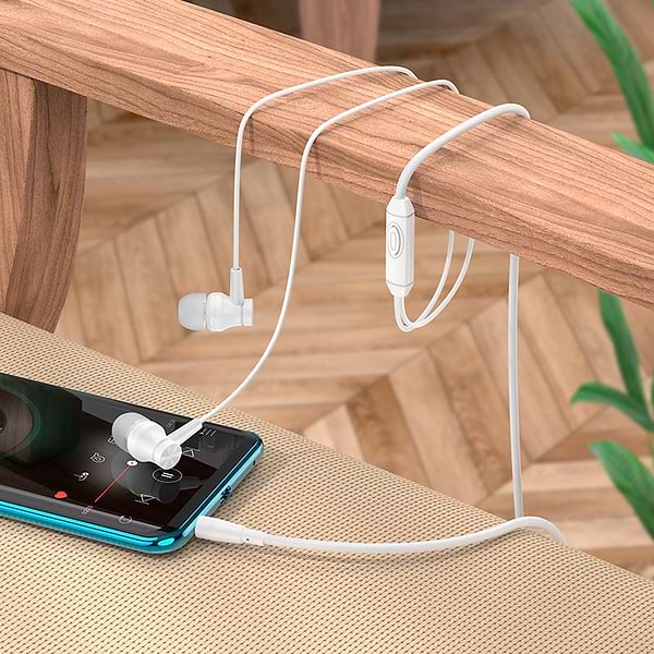 Фото - Наушники вкладыши проводные BOROFONE BM67 White (6974443382907)