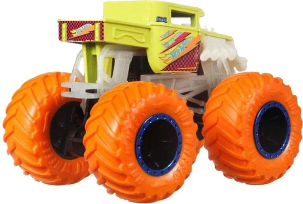Фото - Базовая машинка Hot Wheels Машинка-внедорожник 1:64 серии "Светящиеся в темноте" "Monster Trucks" (в ас.) (HCB50)