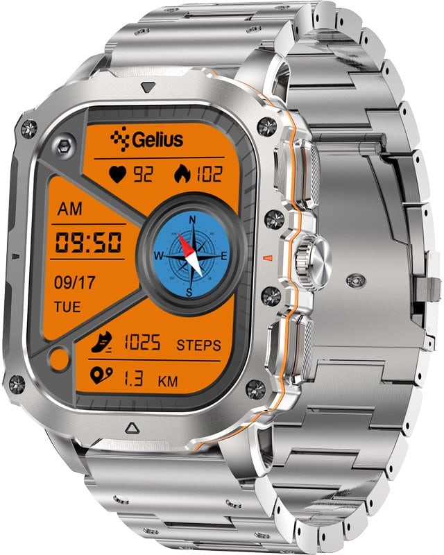 Смарт-годинник Gelius Tactical Heavy (GP-SW016) Silver Titan (101910) - Фото 1
