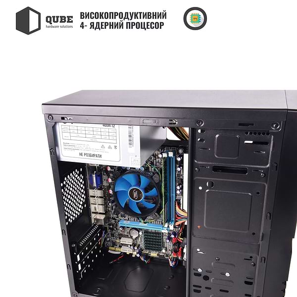 Фото - Системний блок QUBE QB i3 12100 841 (i312100841)