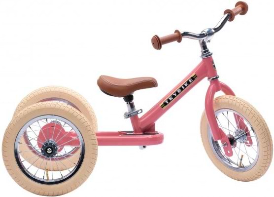 Фото - Біговел Trybike Pink (TBS-2-PNK-VIN+TBS-100-TKV)