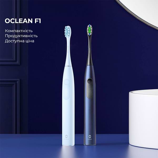 Фото - Зубна щітка електрична Oclean F1 Dark Blue