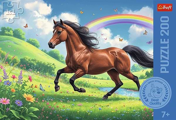 Фото - Пазлы (8+) Trefl 200 KAZSTUDIO SA Гордый конь (5900511133554)