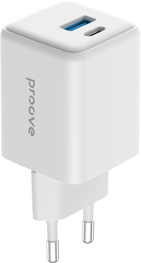 Фото - Мережевий зарядний пристрій Proove Pocket GaN 30W (Type-C + USB) white (WCPG30110002)