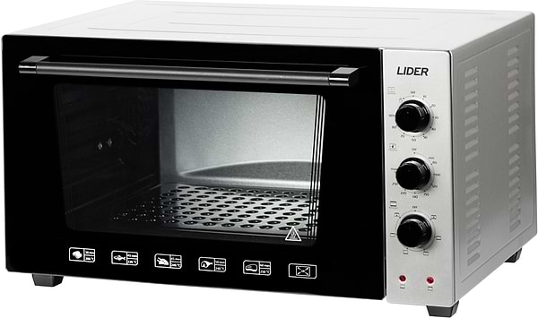 Фото - Піч електрична Lider 4223 Lux Grey-Black-Grey