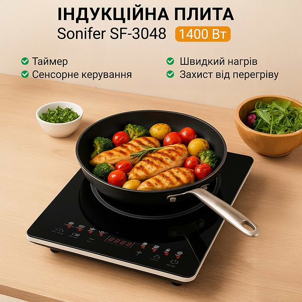 Фото - Плита электрическая настольная Sonifer SF-3048