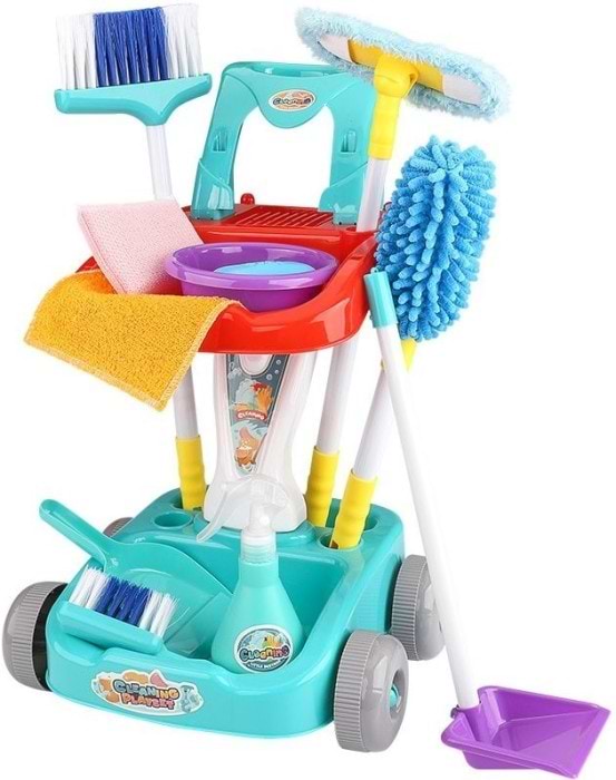 Фото - Сюжетно-ролевая игра. Дом. Бытовая техника Bambi набор для уборки с роботом пылесосом 5548 (1171363)