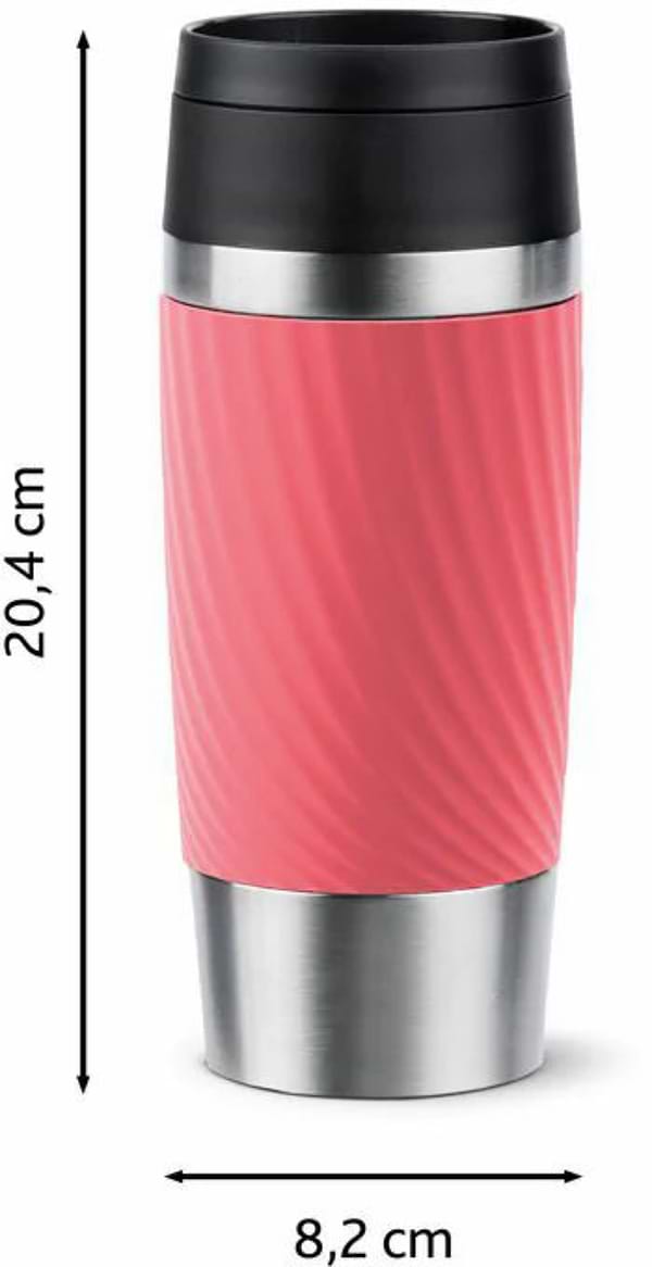 Фото - Термокружка Tefal N2024410 Travel Mug Classic Twist 0,36 л коралловый