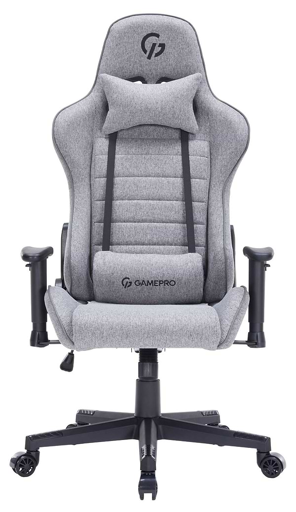 Фото - Кресло для геймеров GamePro Size L Fabric Gray (GC575FB)