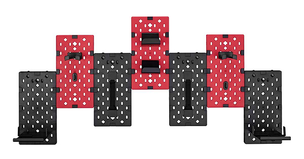 Фото - Настінна дошка-органайзер OfficePro WO1080B Black/Red
