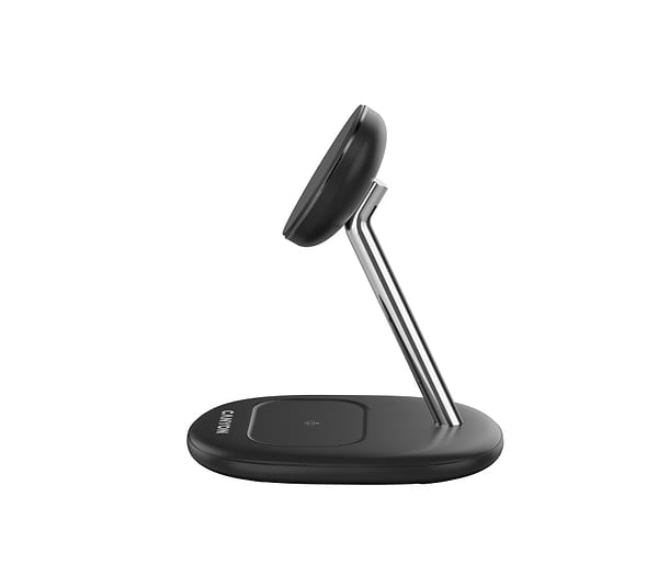 Фото - Бездротовий зарядний пристрій Canyon WCS-205 15W Qi2 2in1 без адаптера Black (CNS-WCS205BW/A)