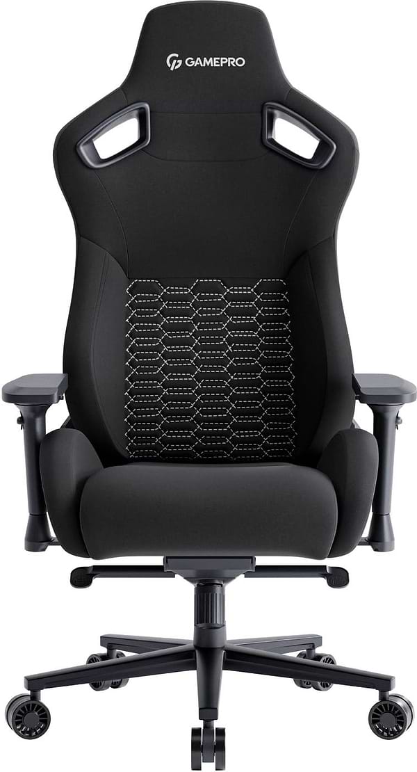 Фото - Крісло для геймерів GamePro Size XL Fabric Black (GC900B)