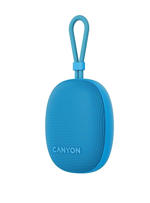 Фото - Портативная акустика Canyon OnMove 12 IPX7 TWS 5W Blue (CNE-CBTSP12BL)