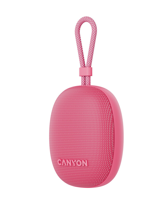 Фото - Портативная акустика Canyon OnMove 12 IPX7 TWS 5W Pink (CNE-CBTSP12PK)