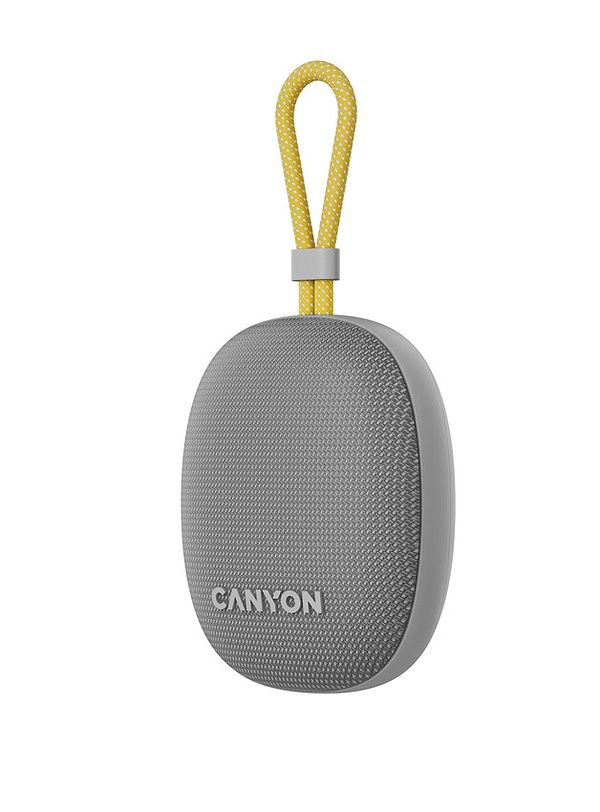 Фото - Портативна акустика Canyon OnMove 12 IPX7 TWS 5W Grey (CNE-CBTSP12GY)