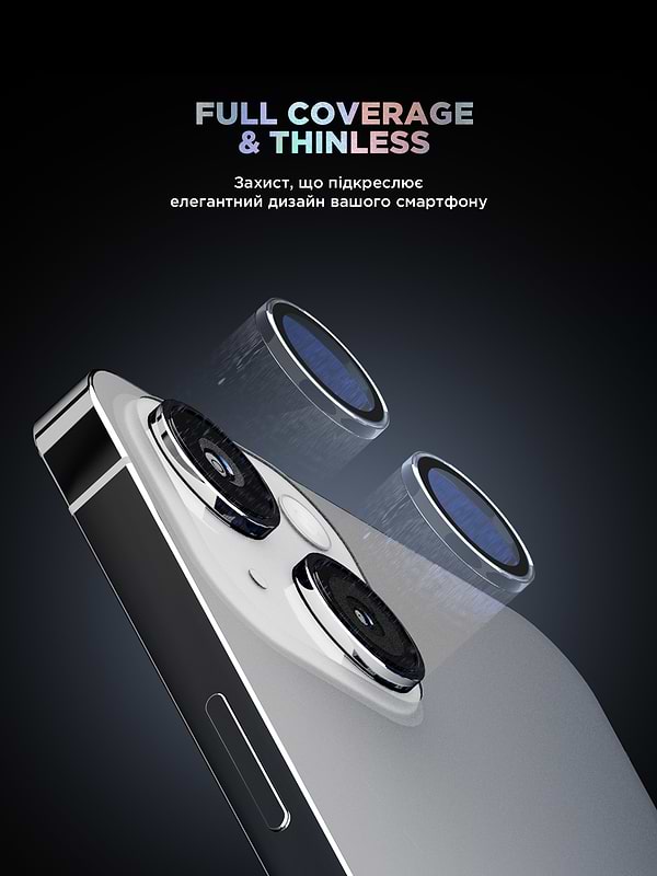 Фото - Защитное стекло для смартфона Armorstandart для камеры Supreme Black Icon for iPhone 15/15 Plus Clear (ARM76599)