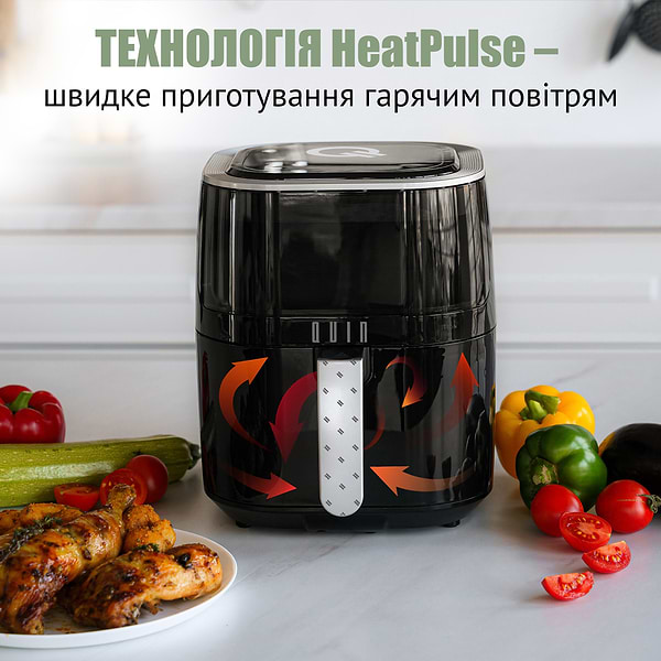 Фото - Уценка - Мультипечь QUIN Air Fryer YJ-315AD 4.5 л