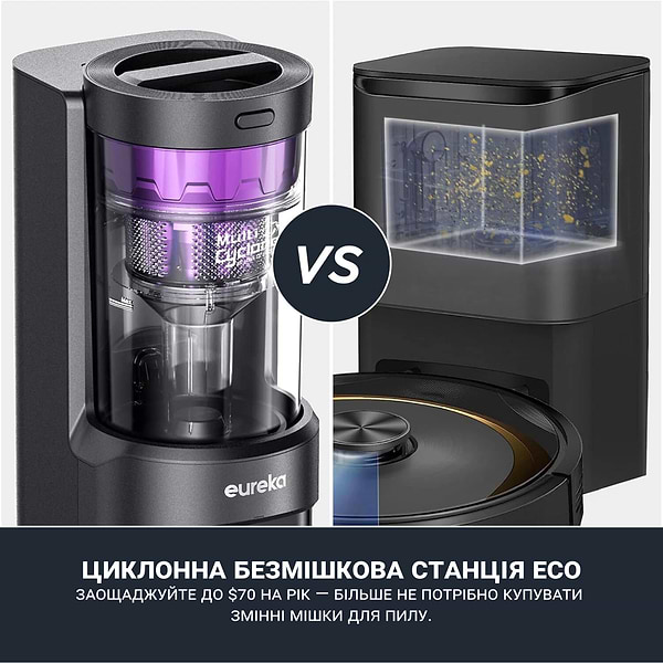 Фото - Робот-пылесос моющий Eureka E10S
