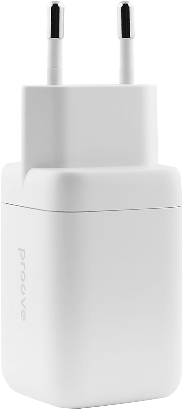 Фото - Мережевий зарядний пристрій Proove Silicone Power 40W (Type-C + Type-C) White