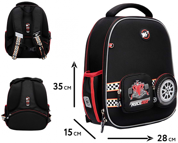 Фото - Рюкзак школьный YES H-100 Race Day (559859)