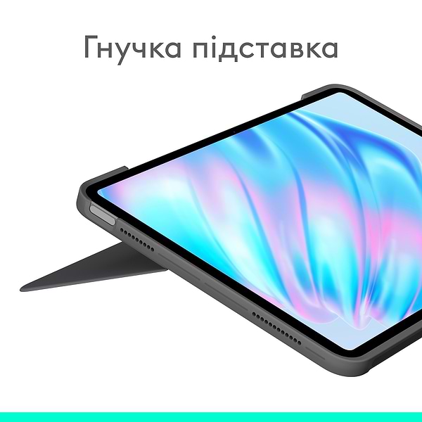 Фото - Чохол-клавіатура для планшета Logitech Combo Touch iPad Air 11'' (M2) Oxford Grey (920-012636)