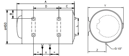Фото - Водонагрівач Ardesto NEU NTS 80 V 1.5K EU2