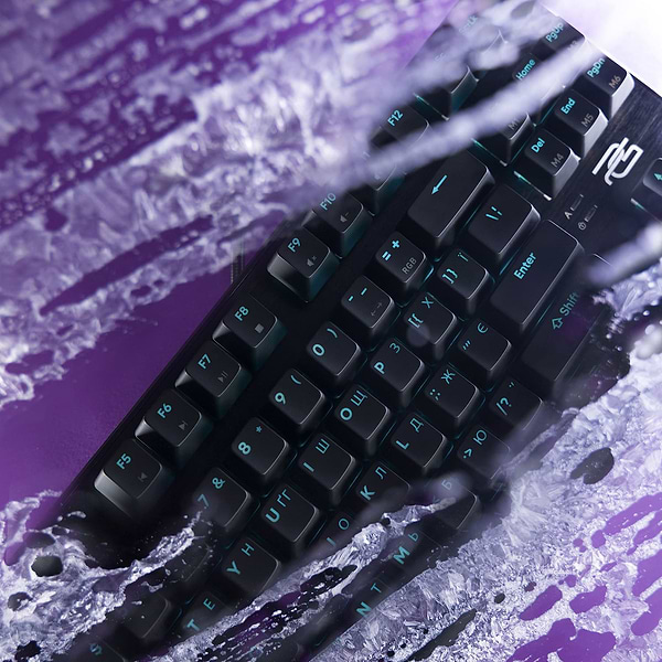 Фото - Клавіатура дротова ігрова Proove Gaming Everfrost (Ukraine Layout) Black (CKEV00000401)