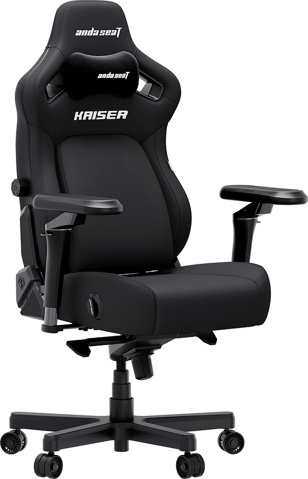 Фото - Крісло для геймерів Anda Seat Kaiser 4 V2 Size XL Black Fabric (AD12YDDC-XLL-20-B-CF-03)