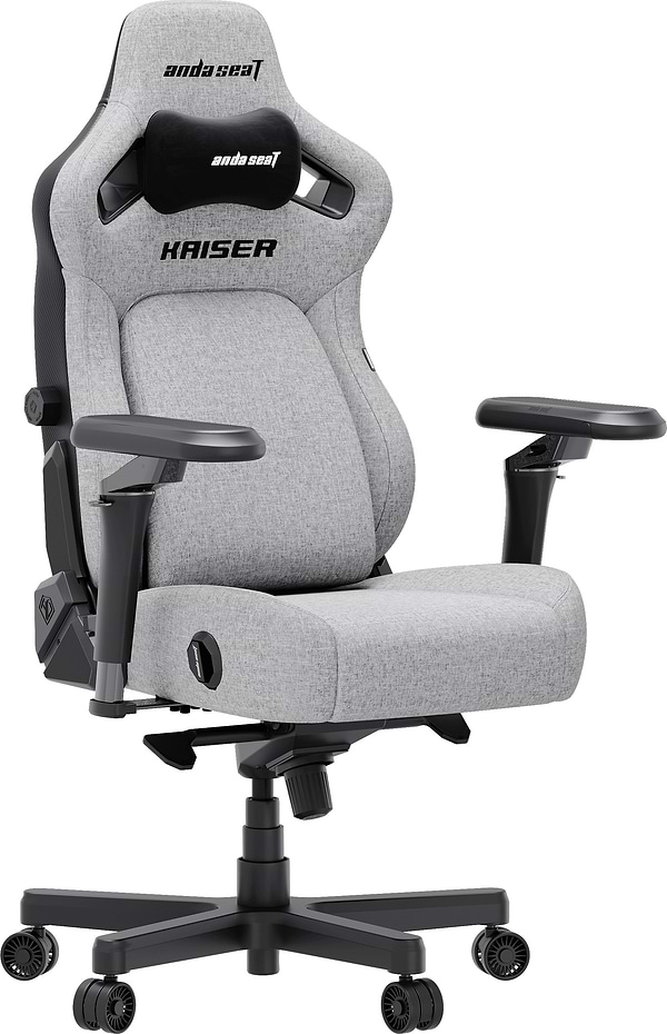 Фото - Крісло для геймерів Anda Seat Kaiser 4 V2 Size XL Gray Fabric (AD12YDDC-XLL-20-G-CF-03)